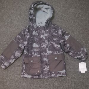 OshKosh B'gosh Gray Camouflage Kids Jacket
